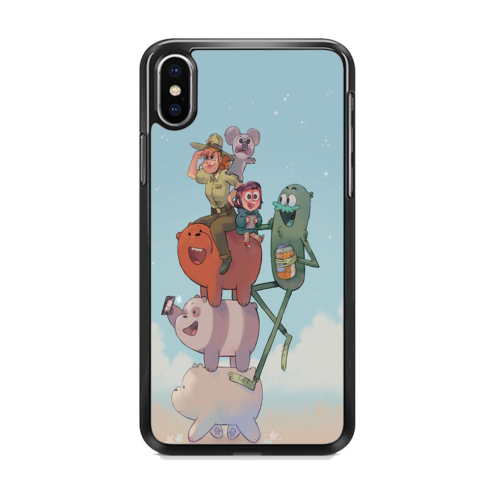 Bear Bare Happy Holiday iPhone Xs Case