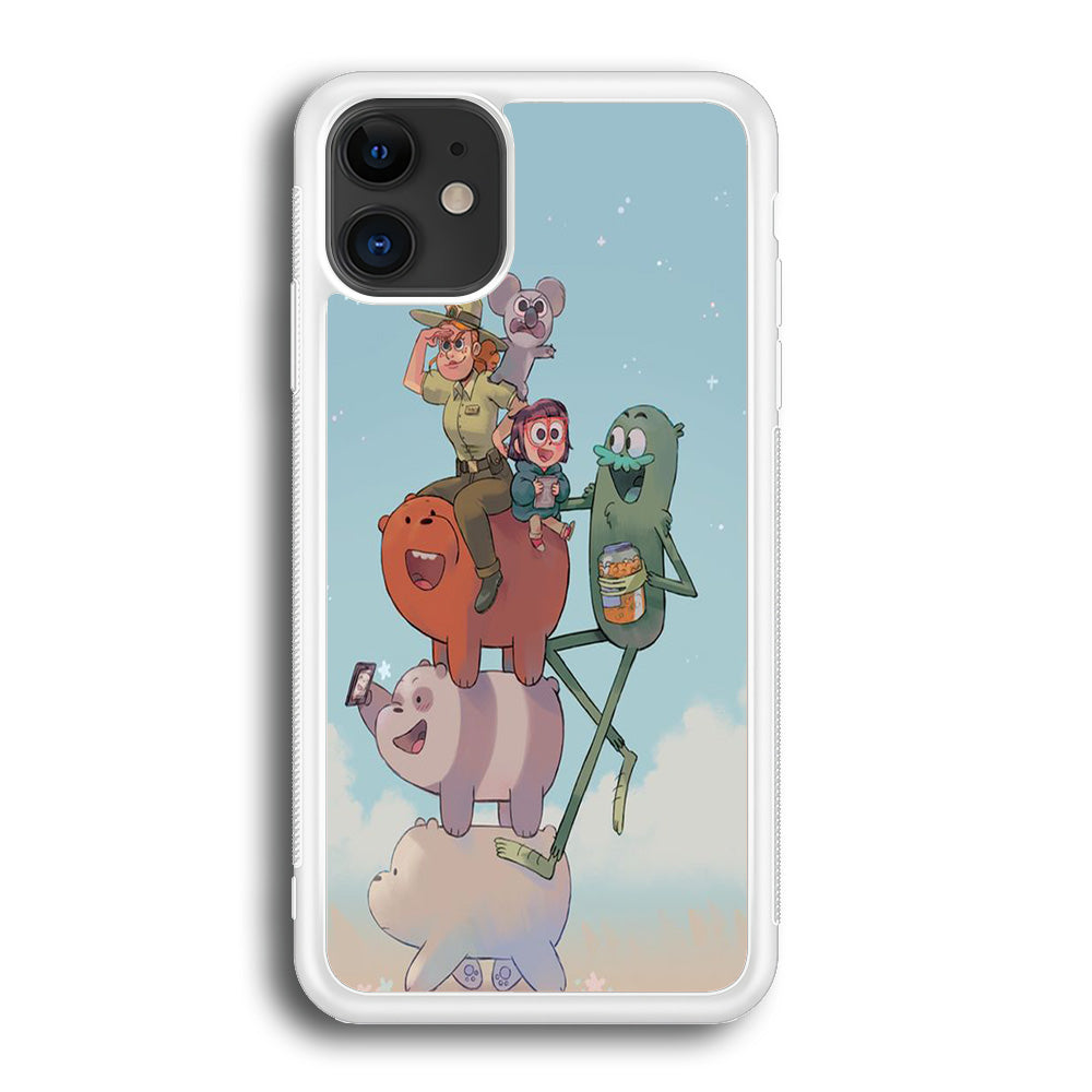 Bear Bare Happy Holiday iPhone 12 Case - Octracase