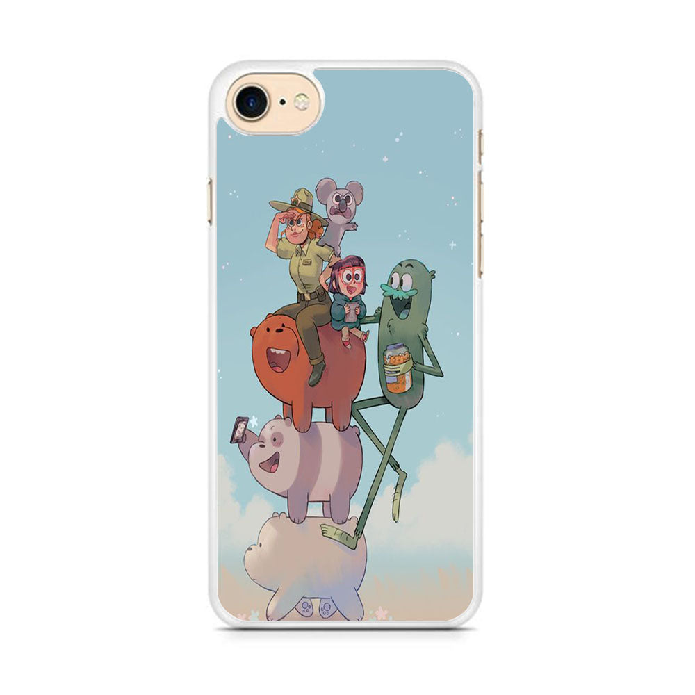 Bear Bare Happy Holiday iPhone 8 Case