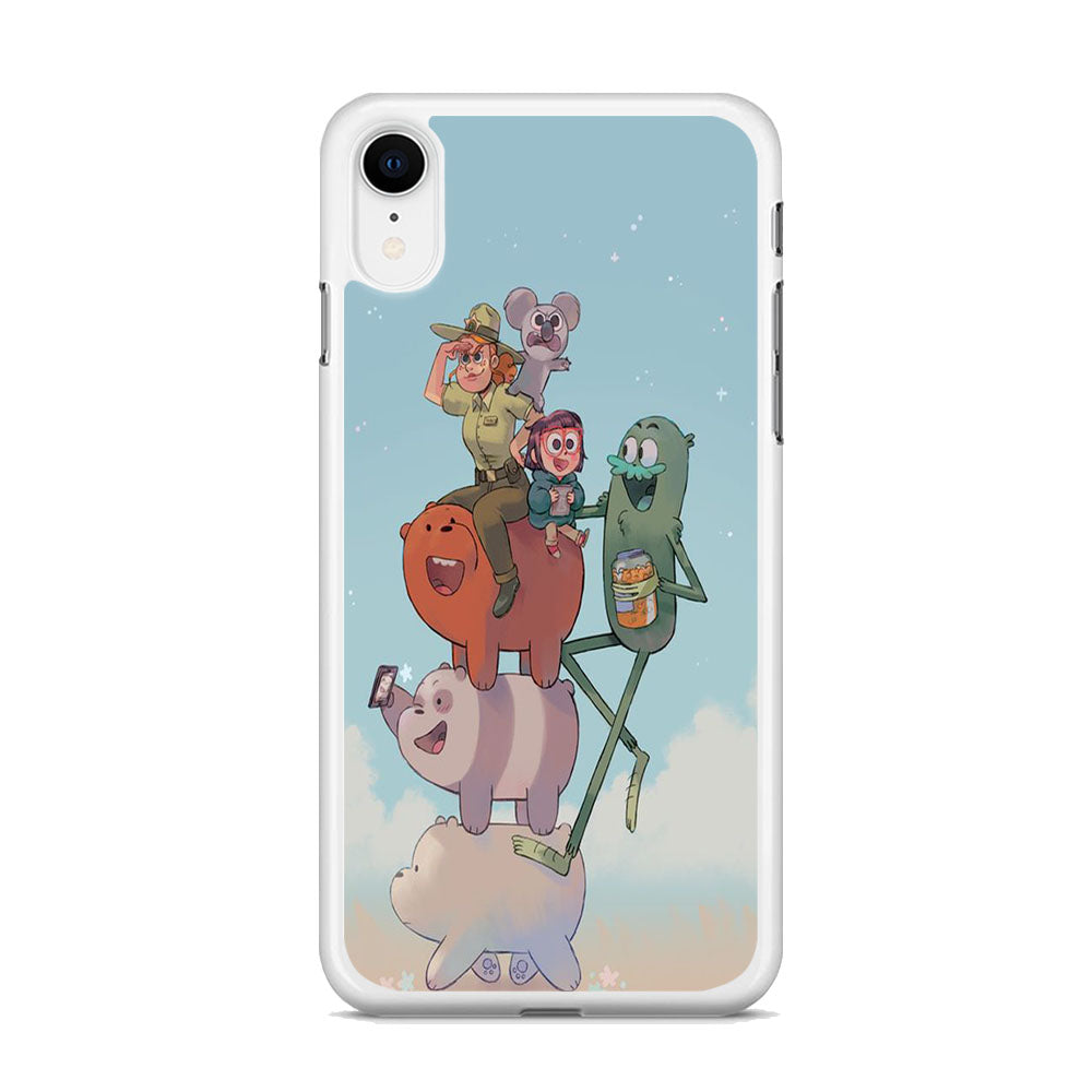 Bear Bare Happy Holiday iPhone XR Case