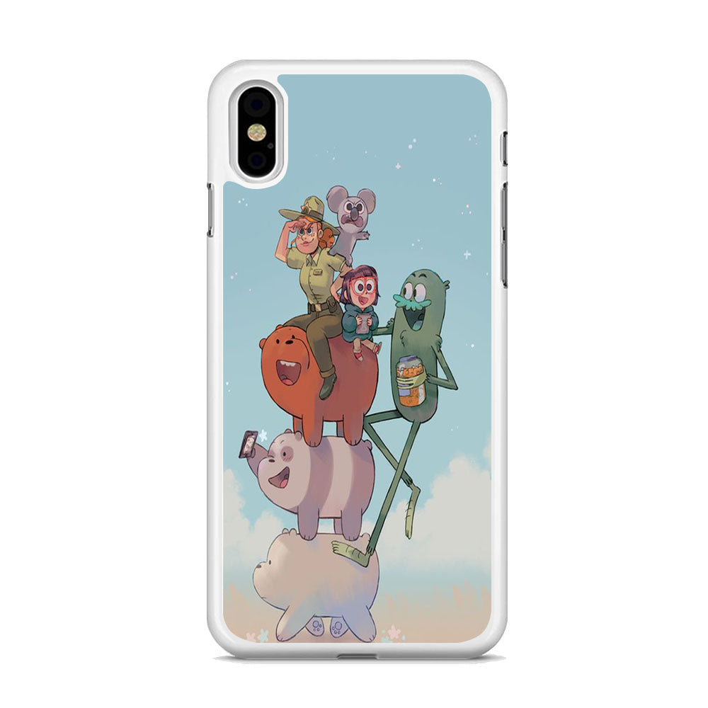 Bear Bare Happy Holiday iPhone X Case