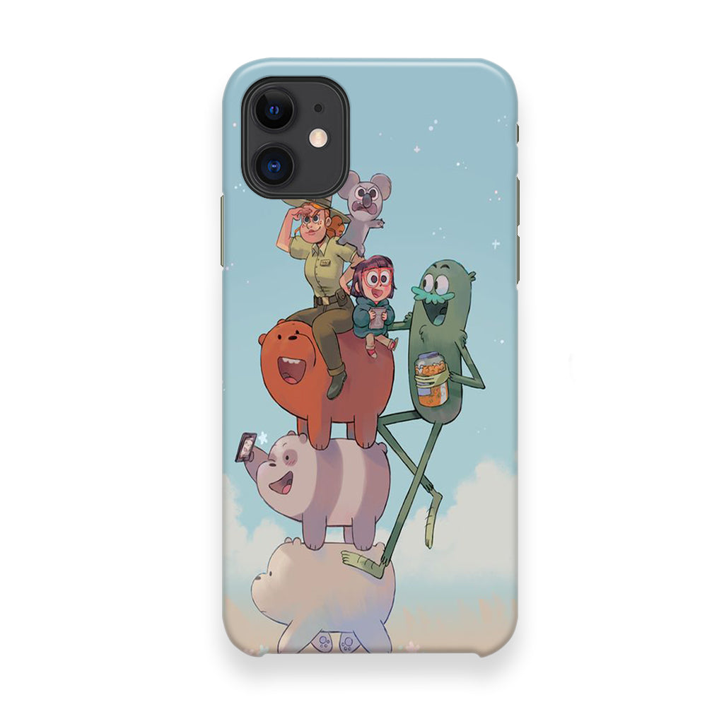 Bear Bare Happy Holiday iPhone 12 Case - Octracase