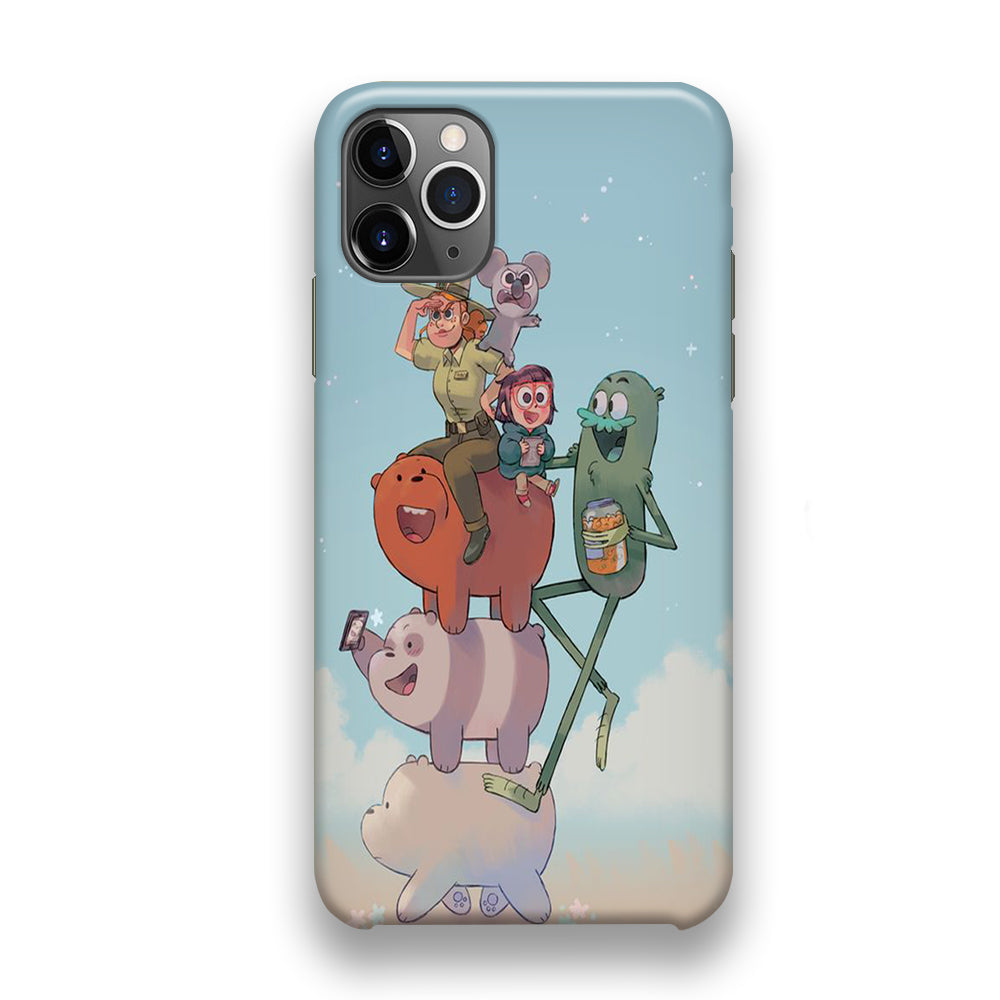 Bear Bare Happy Holiday iPhone 11 Pro Case