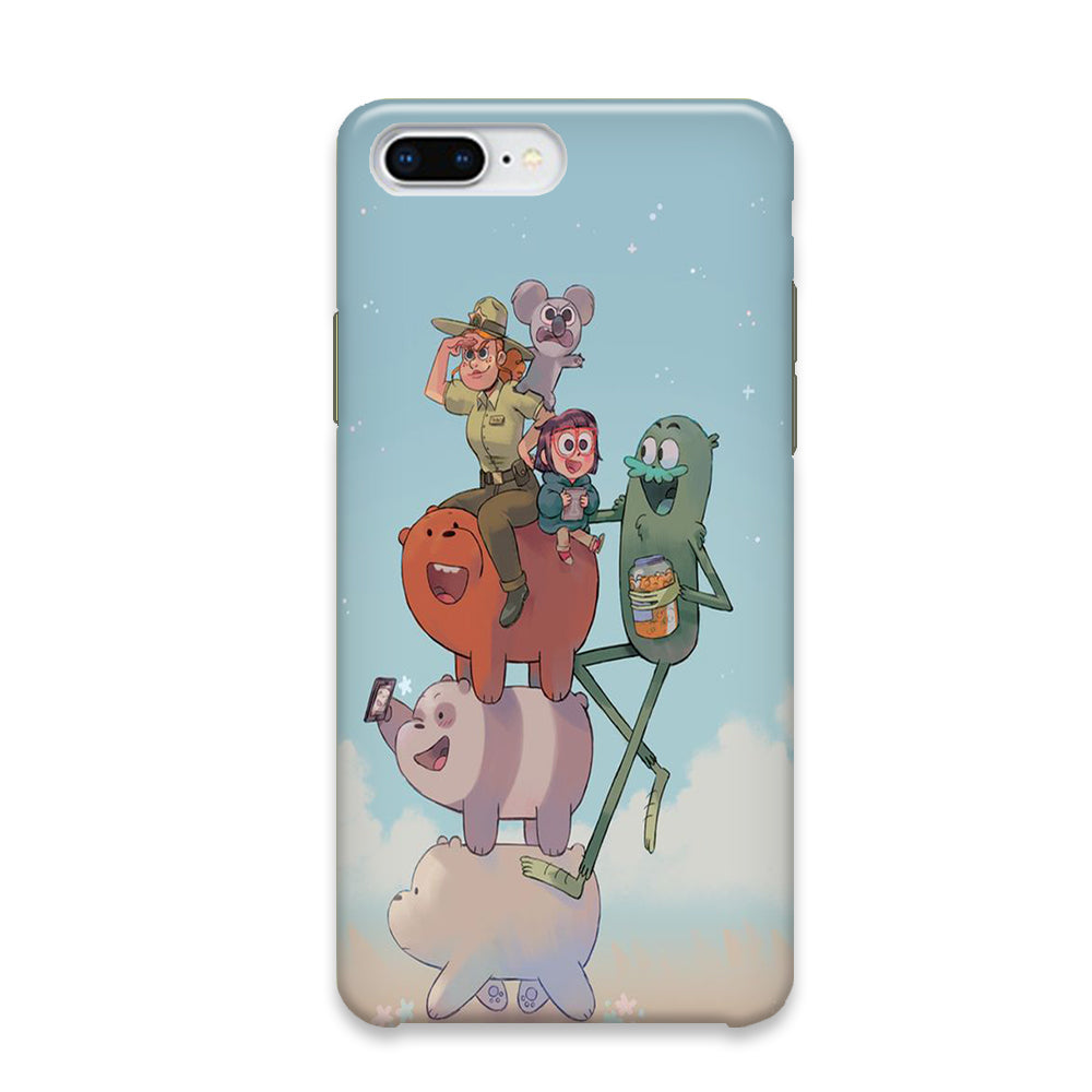 Bear Bare Happy Holiday iPhone 8 Plus Case