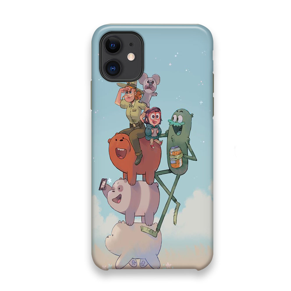 Bear Bare Happy Holiday iPhone 11 Case