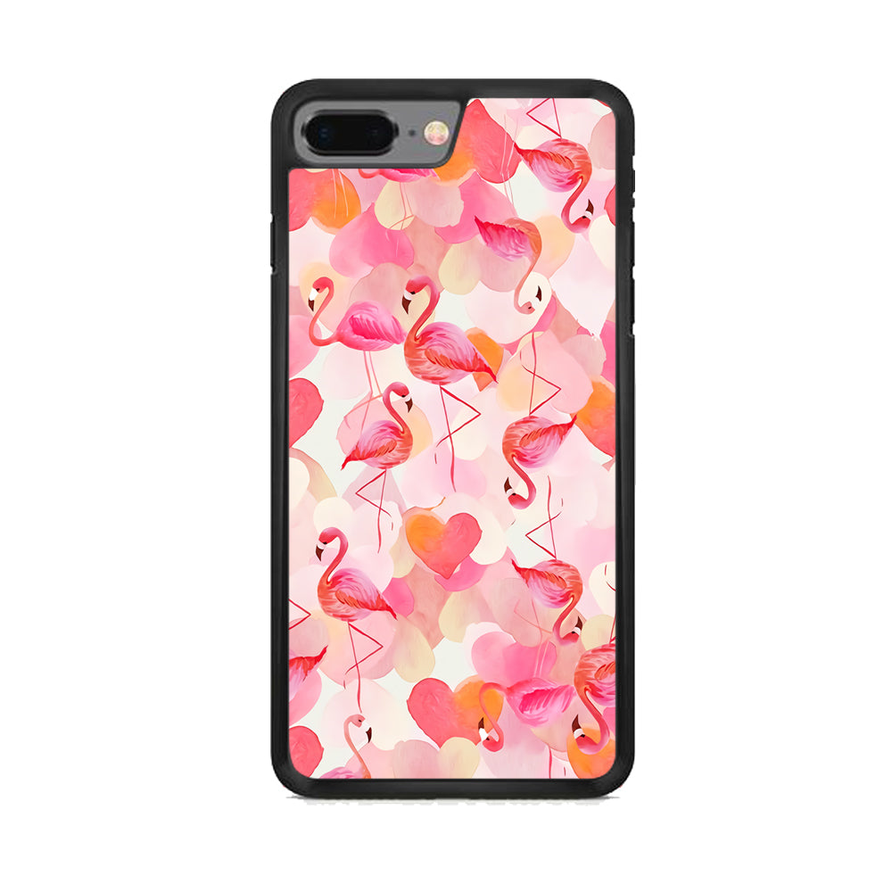 Beautiful Flamingo Art  iPhone 7 Plus Case - Octracase