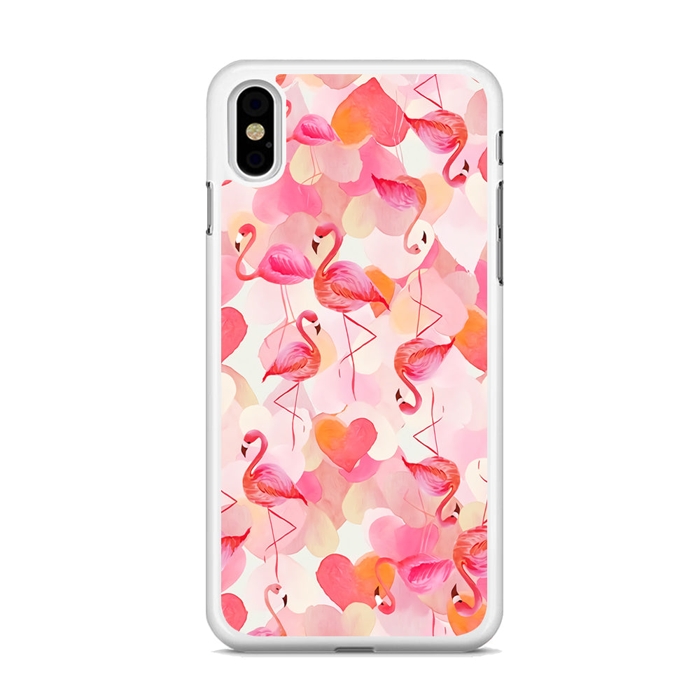 Beautiful Flamingo Art  iPhone Xs Case - Octracase