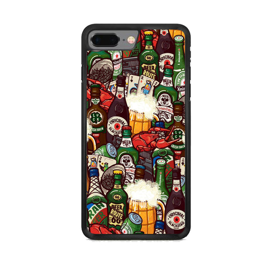 Beer Bottle Art  iPhone 8 Plus Case - Octracase