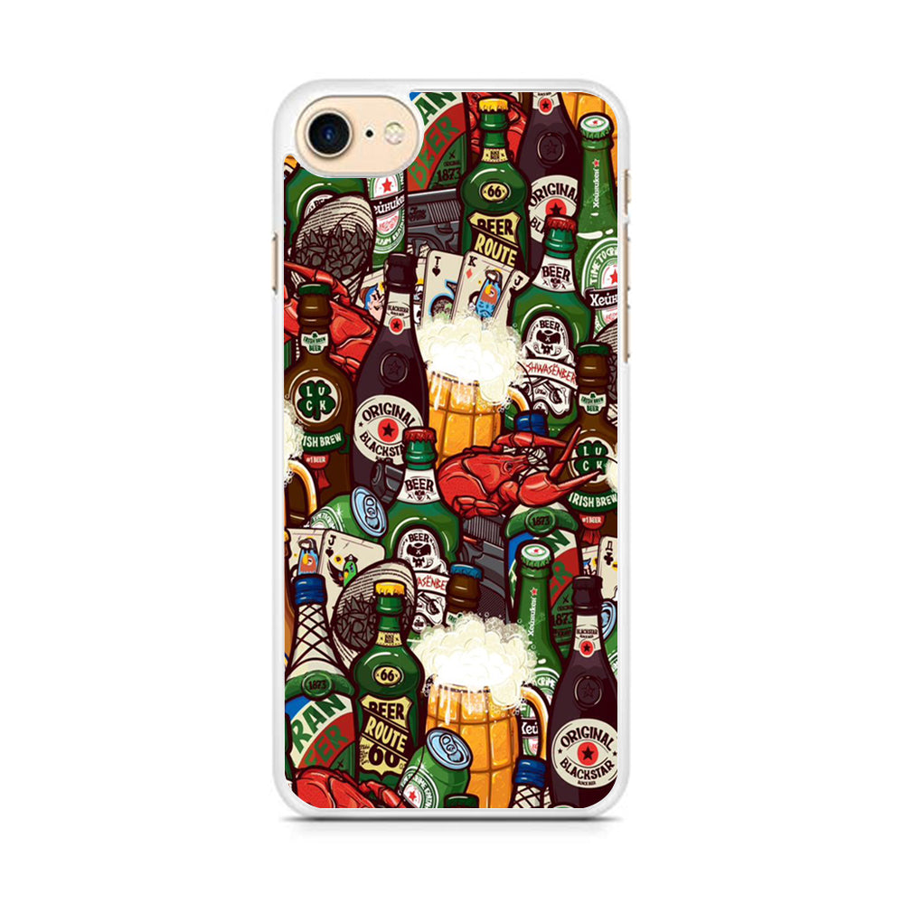 Beer Bottle Art iPhone 7 Case - Octracase