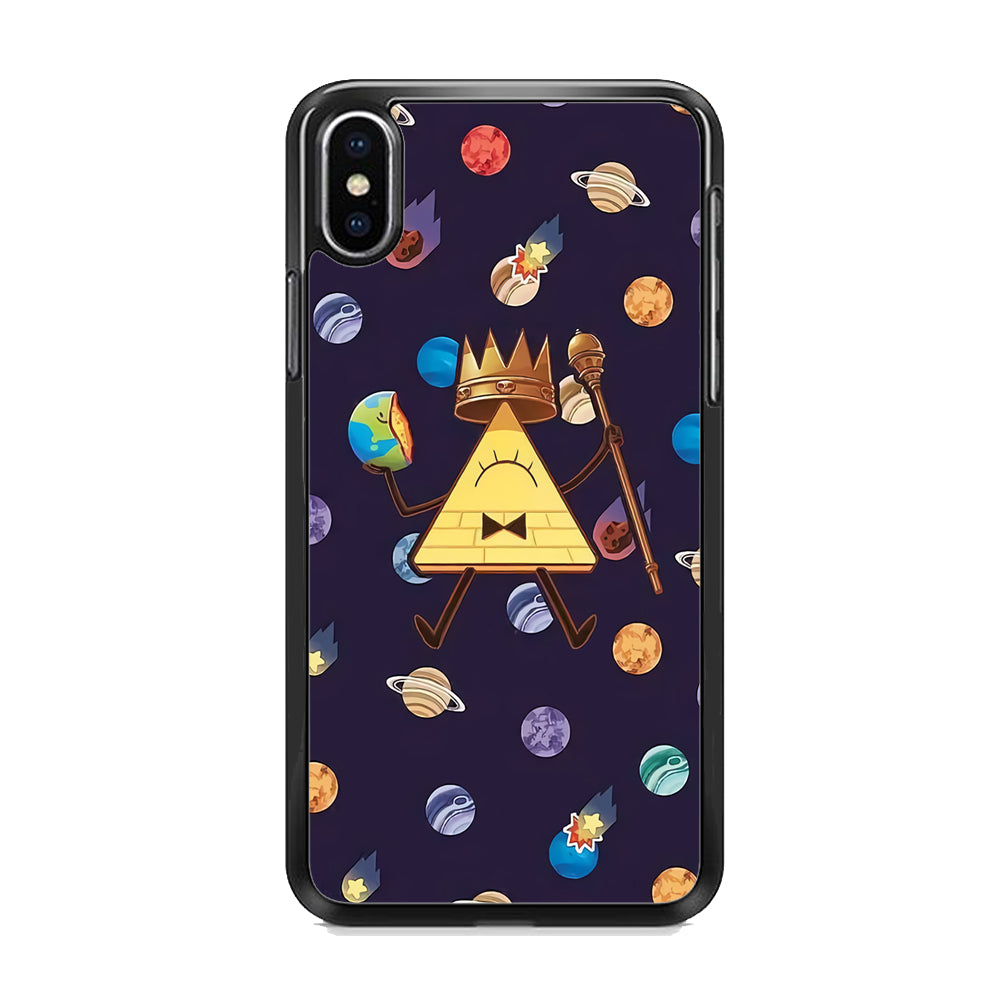 Bill Cipher and Planets Doodle iPhone X Case - Octracase