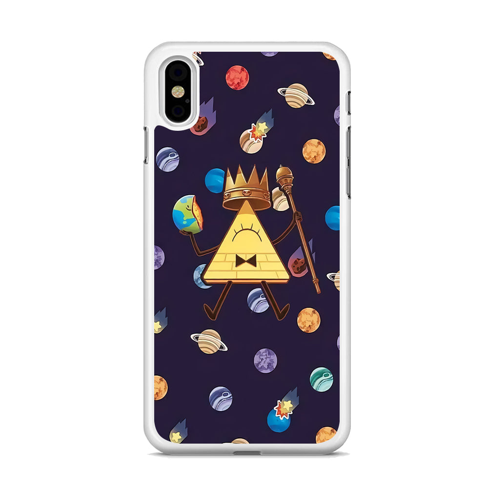 Bill Cipher and Planets Doodle  iPhone Xs Case - Octracase