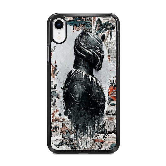 Black Panther Comic Poster iPhone XR Case - Octracase