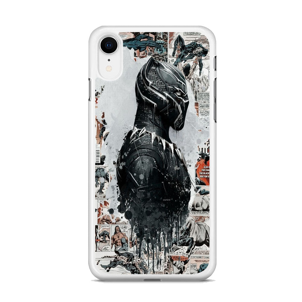 Black Panther Comic Poster iPhone XR Case - Octracase