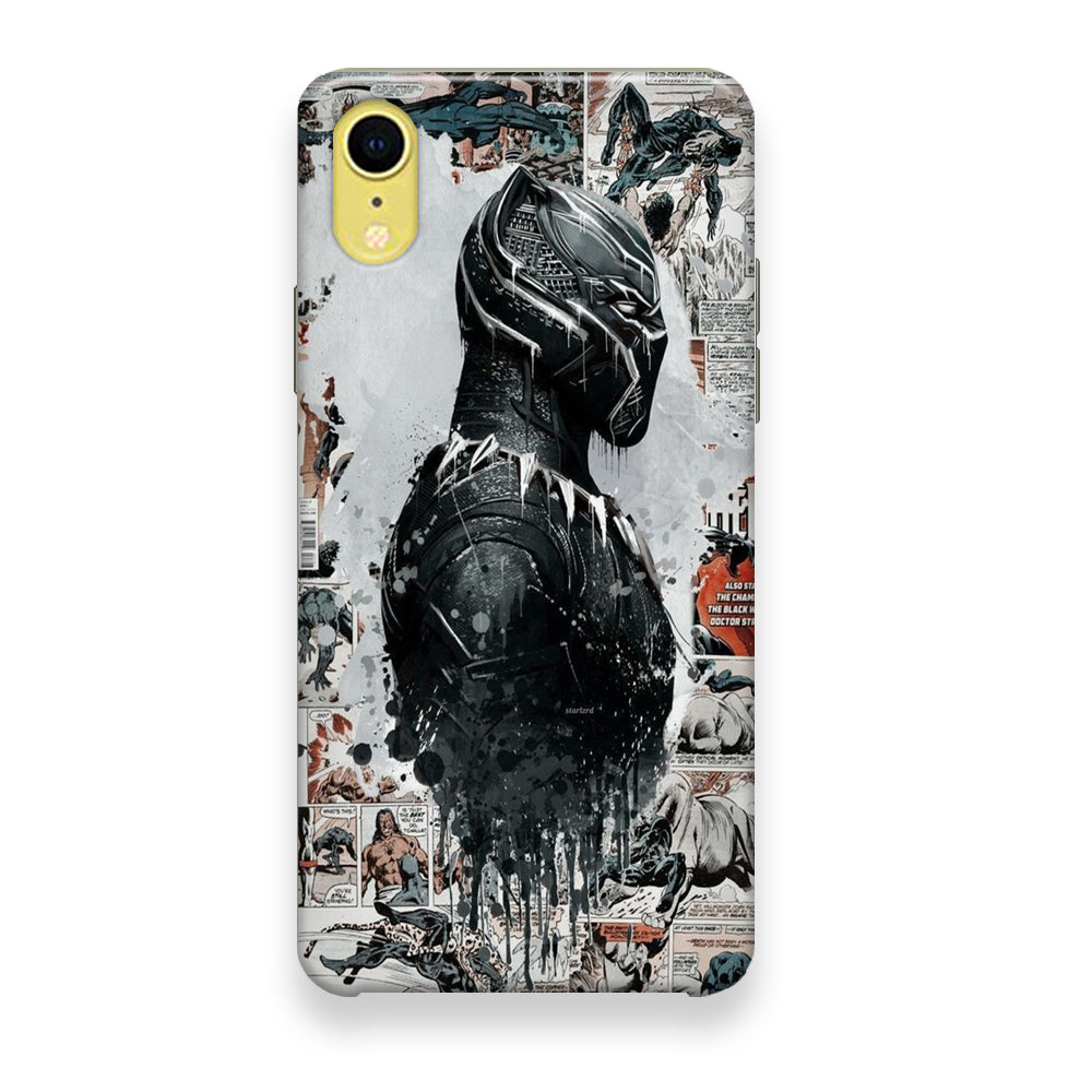 Black Panther Comic Poster iPhone XR Case - Octracase