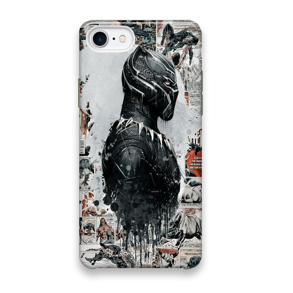 Black Panther Comic Poster iPhone 8 Case - Octracase