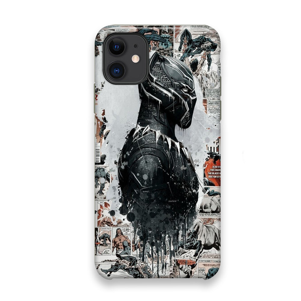 Black Panther Comic Poster iPhone 11 Case - Octracase