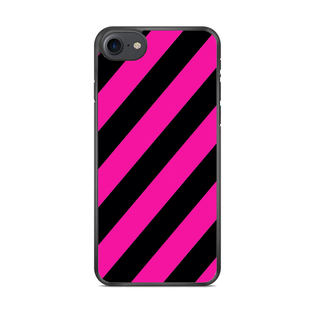 Black Pink Strip iPhone 7 Case - Octracase