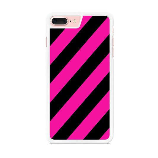 Black Pink Strip  iPhone 7 Plus Case - Octracase