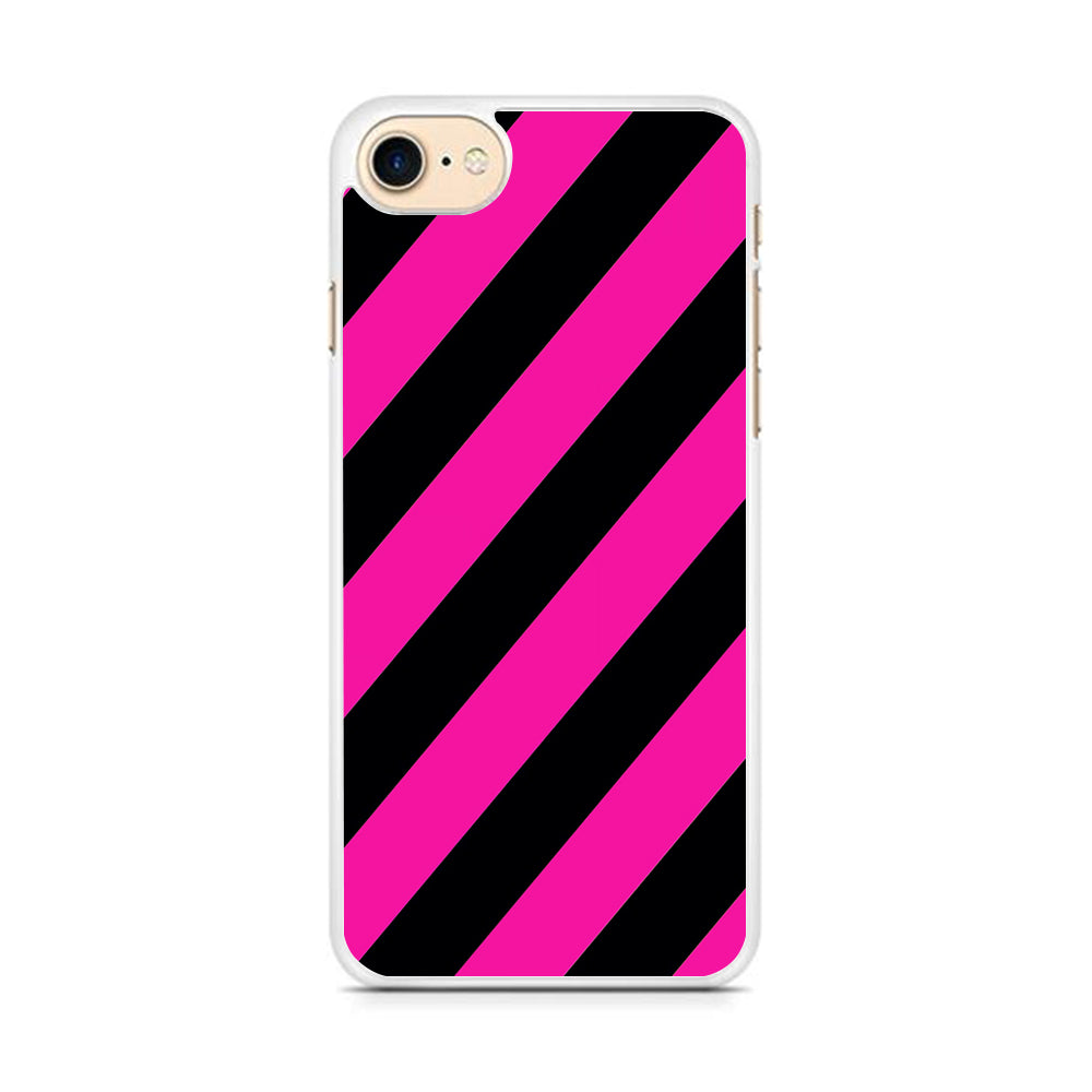 Black Pink Strip  iPhone 8 Case - Octracase