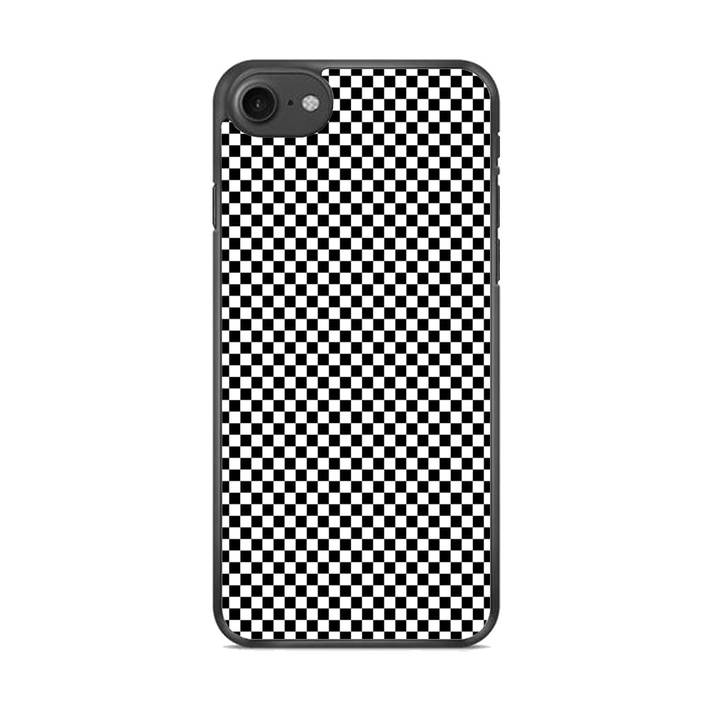 Black White Square Pattern  iPhone 7 Case - Octracase