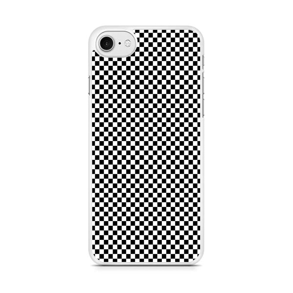 Black White Square Pattern  iPhone 7 Case - Octracase