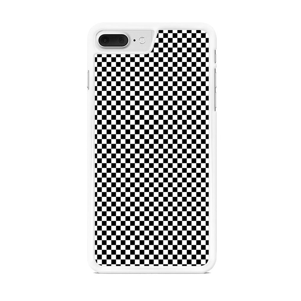 Black White Square Pattern  iPhone 7 Plus Case - Octracase