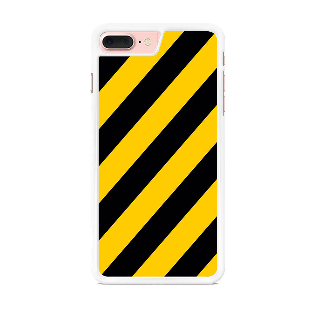 Black Yellow Strip  iPhone 7 Plus Case - Octracase