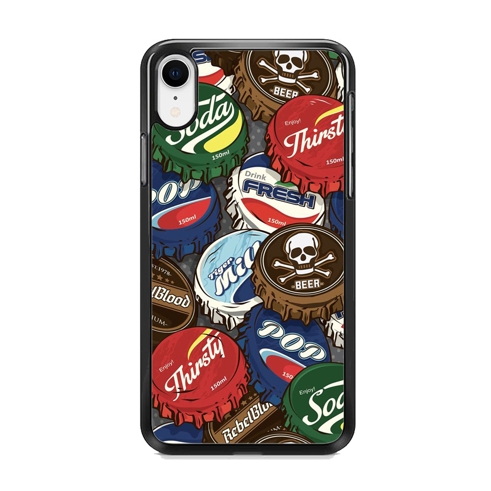 Bottle Cap Doodle iPhone XR Case - Octracase