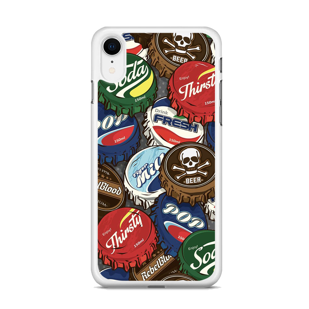 Bottle Cap Doodle iPhone XR Case - Octracase