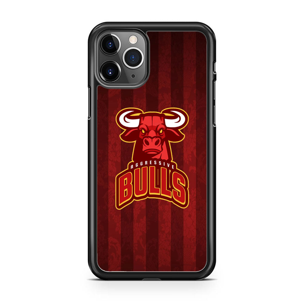 Bulls Aggressive Red Line iPhone 11 Pro Case