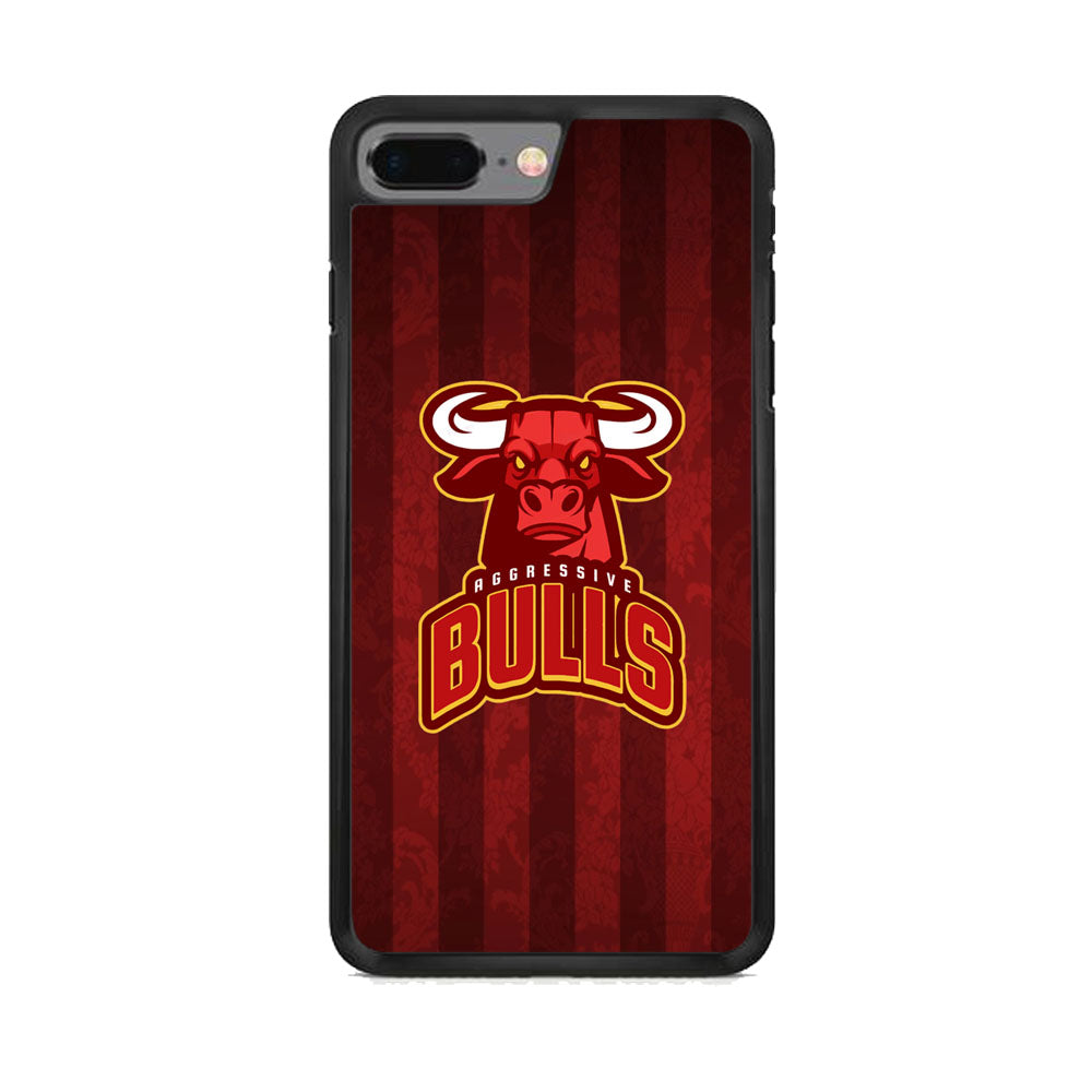 Bulls Aggressive Red Line iPhone 7 Plus Case