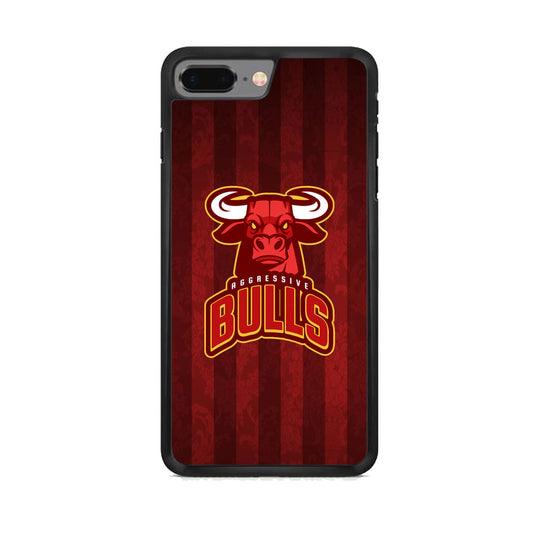 Bulls Aggressive Red Line iPhone 7 Plus Case