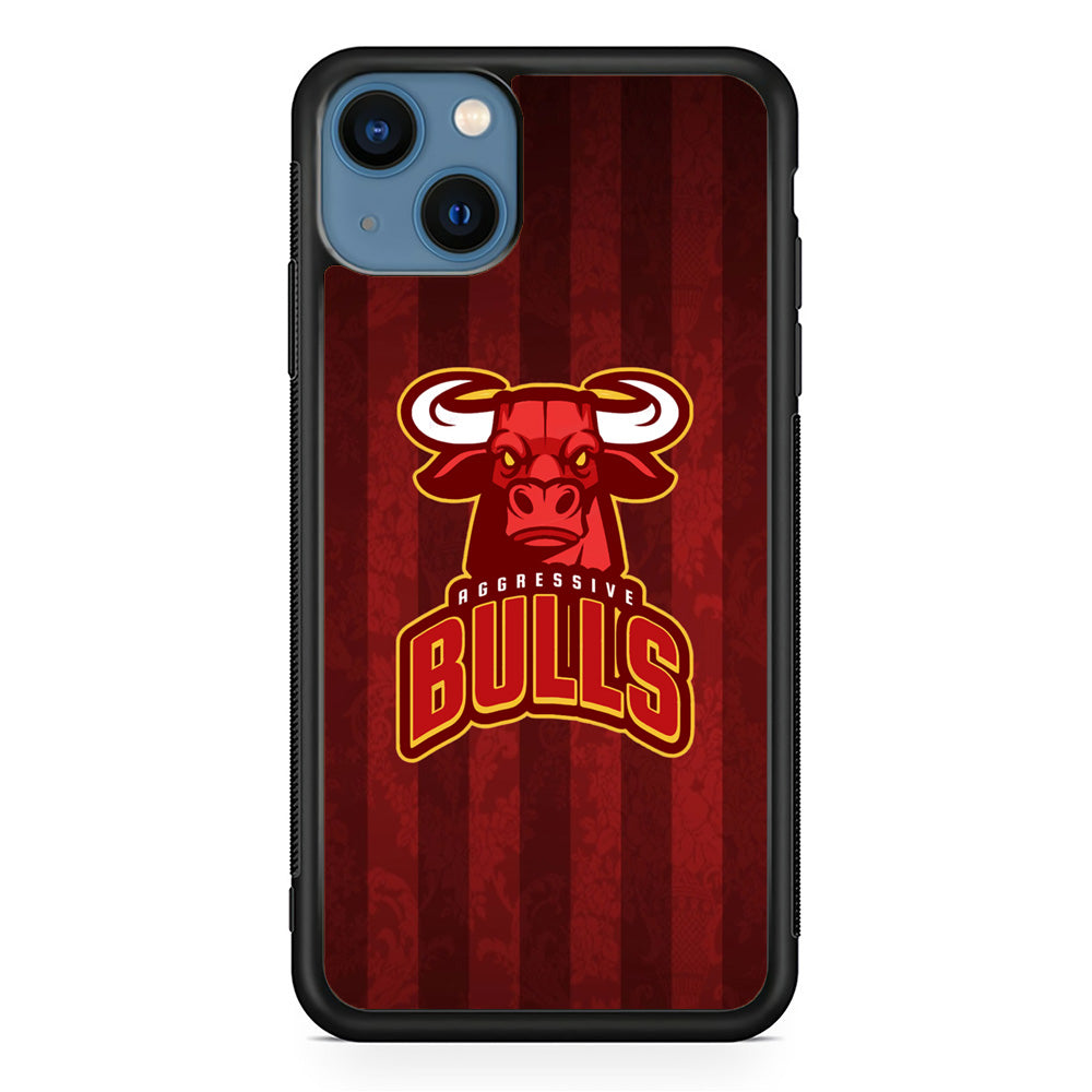 Bulls Aggressive Red Line iPhone 13 Case - Octracase