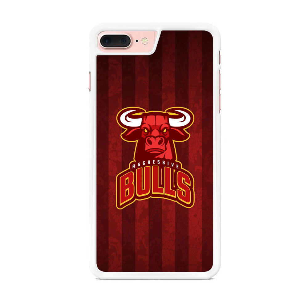 Bulls Aggressive Red Line iPhone 8 Plus Case