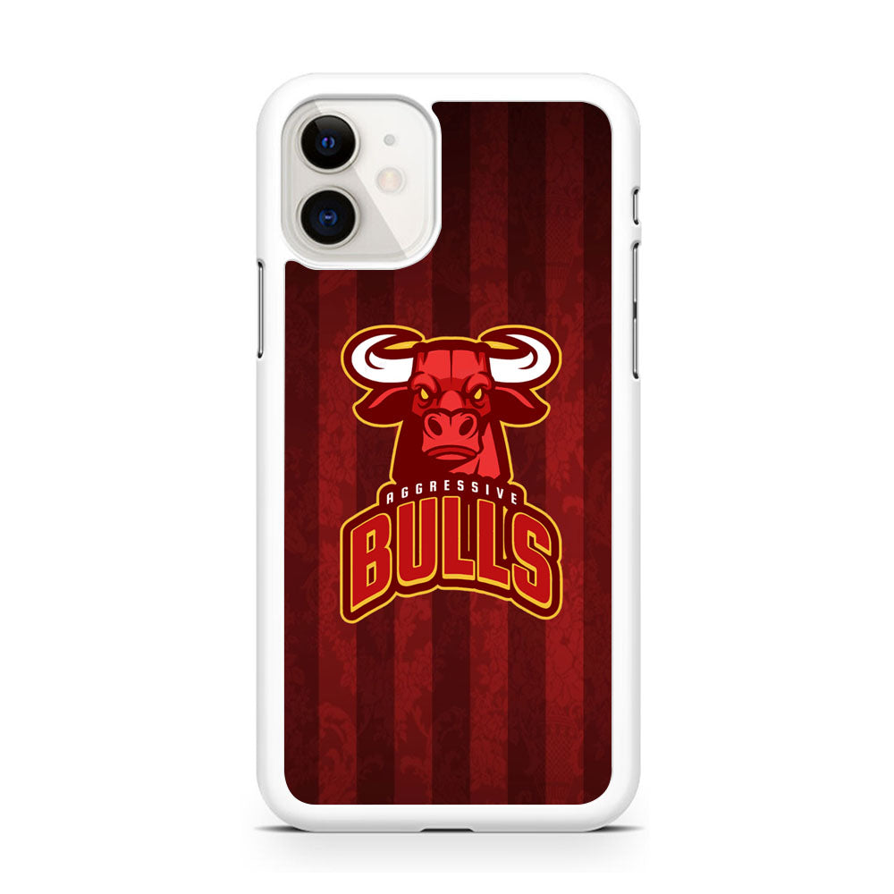 Bulls Aggressive Red Line iPhone 11 Case