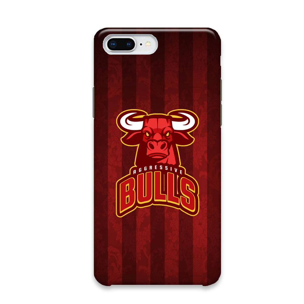 Bulls Aggressive Red Line iPhone 7 Plus Case