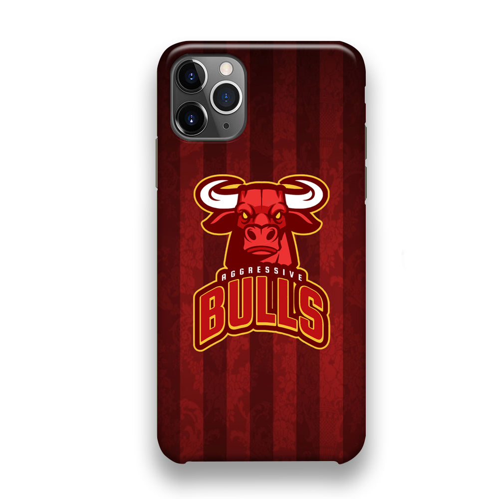 Bulls Aggressive Red Line iPhone 11 Pro Case