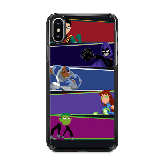 CN Teen Titans Ready to Fight iPhone X Case