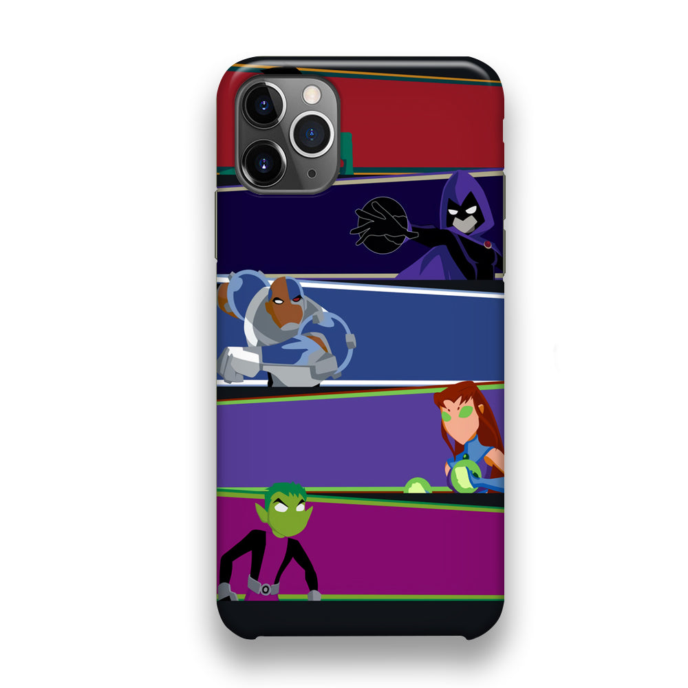 CN Teen Titans Ready to Fight iPhone 11 Pro Case