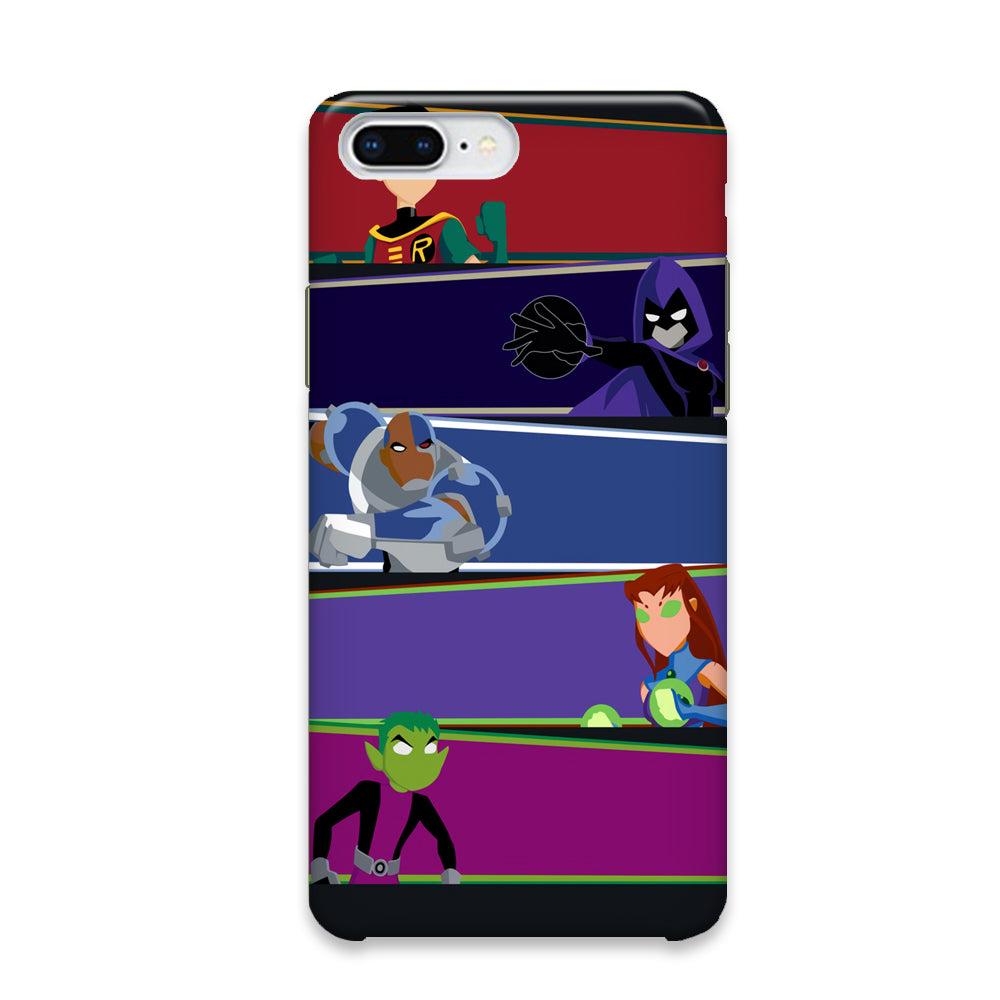 CN Teen Titans Ready to Fight iPhone 8 Plus Case