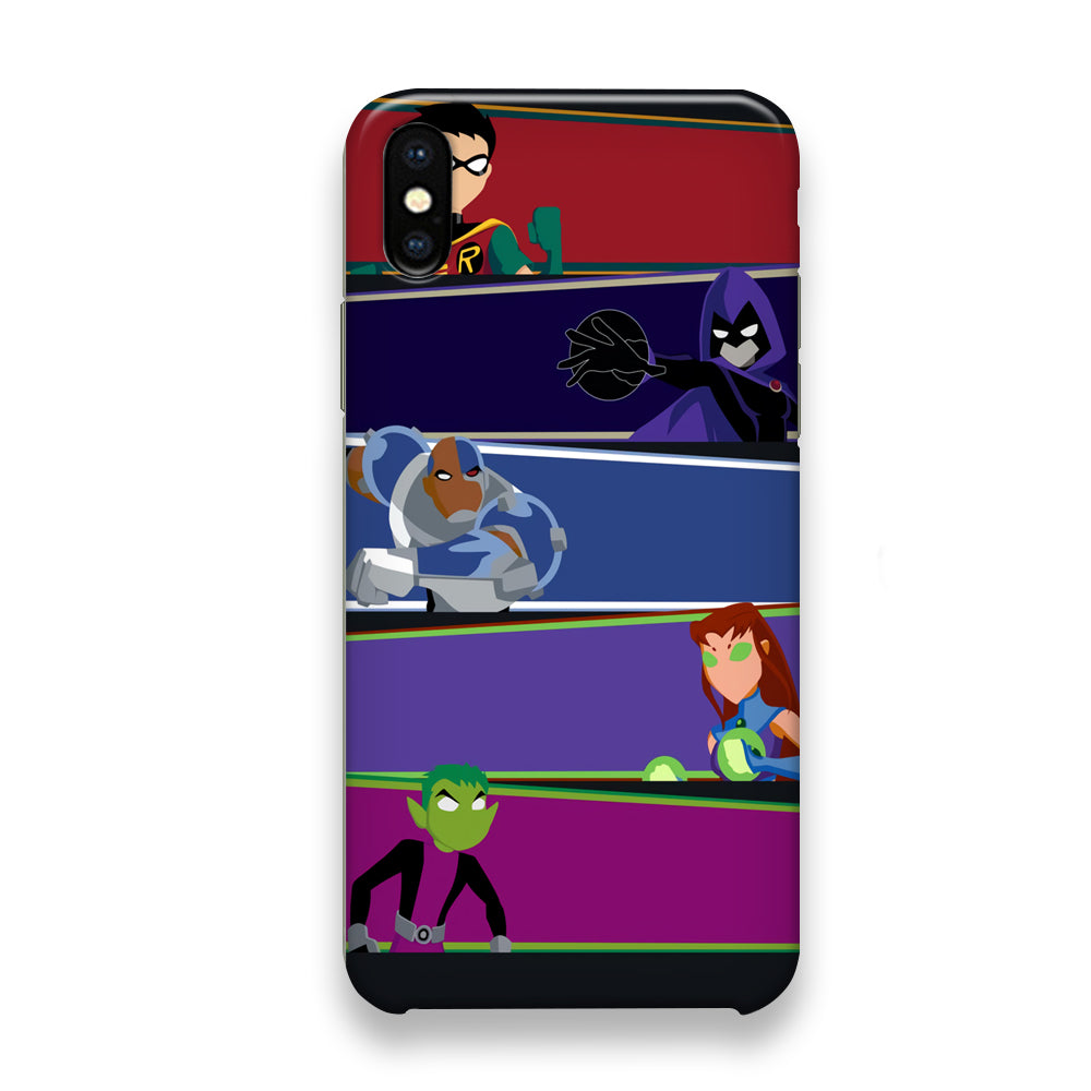 CN Teen Titans Ready to Fight iPhone X Case