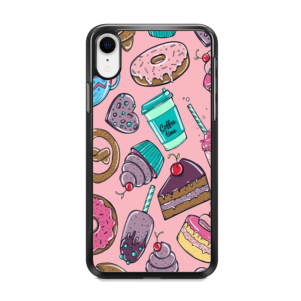 Cake and Snack Doodle iPhone XR Case - Octracase