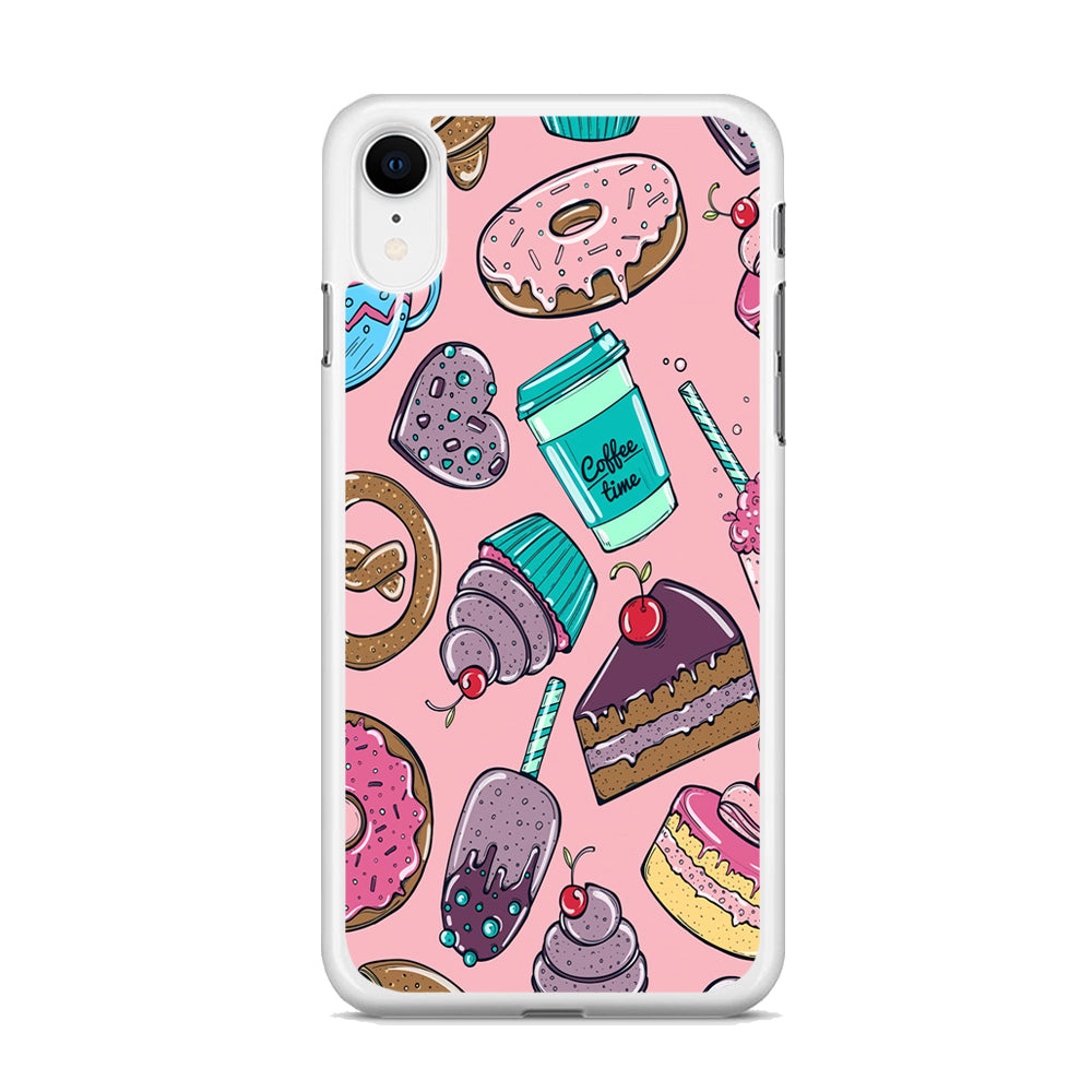 Cake and Snack Doodle iPhone XR Case - Octracase