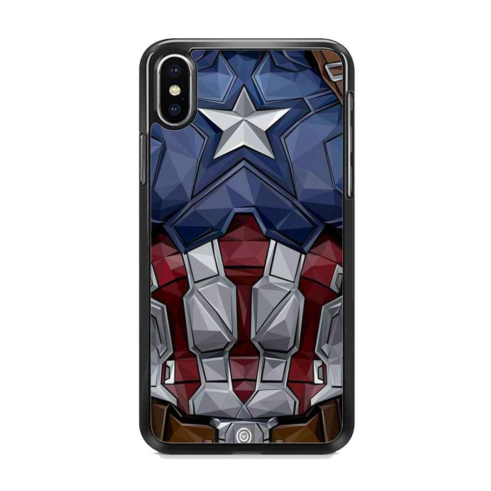 Captain America Symbol iPhone X Case - Octracase