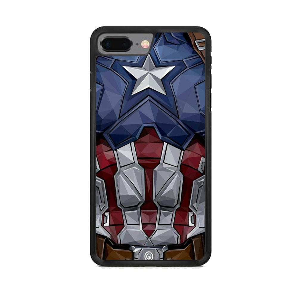 Captain America Symbol iPhone 8 Plus Case - Octracase