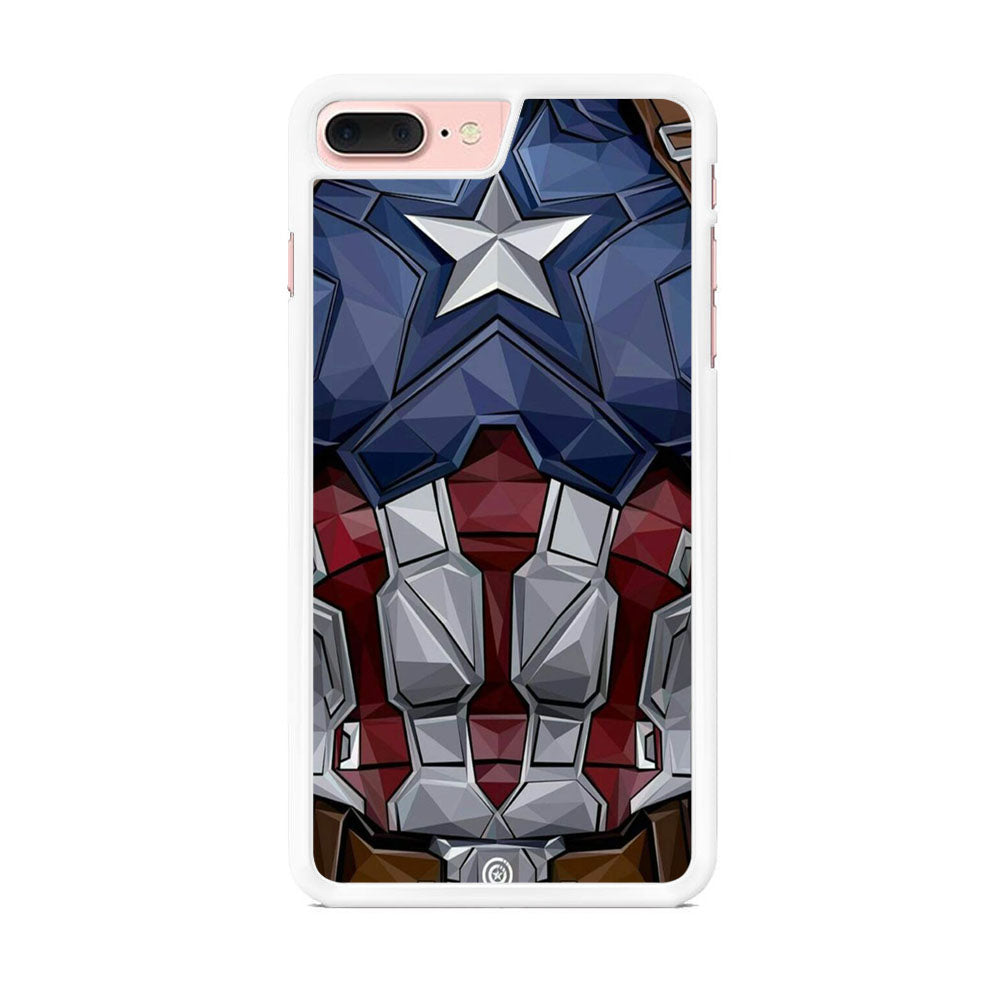 Captain America Symbol iPhone 8 Plus Case - Octracase