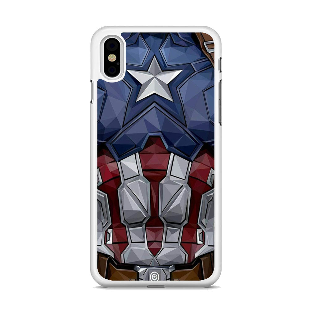 Captain America Symbol iPhone X Case - Octracase