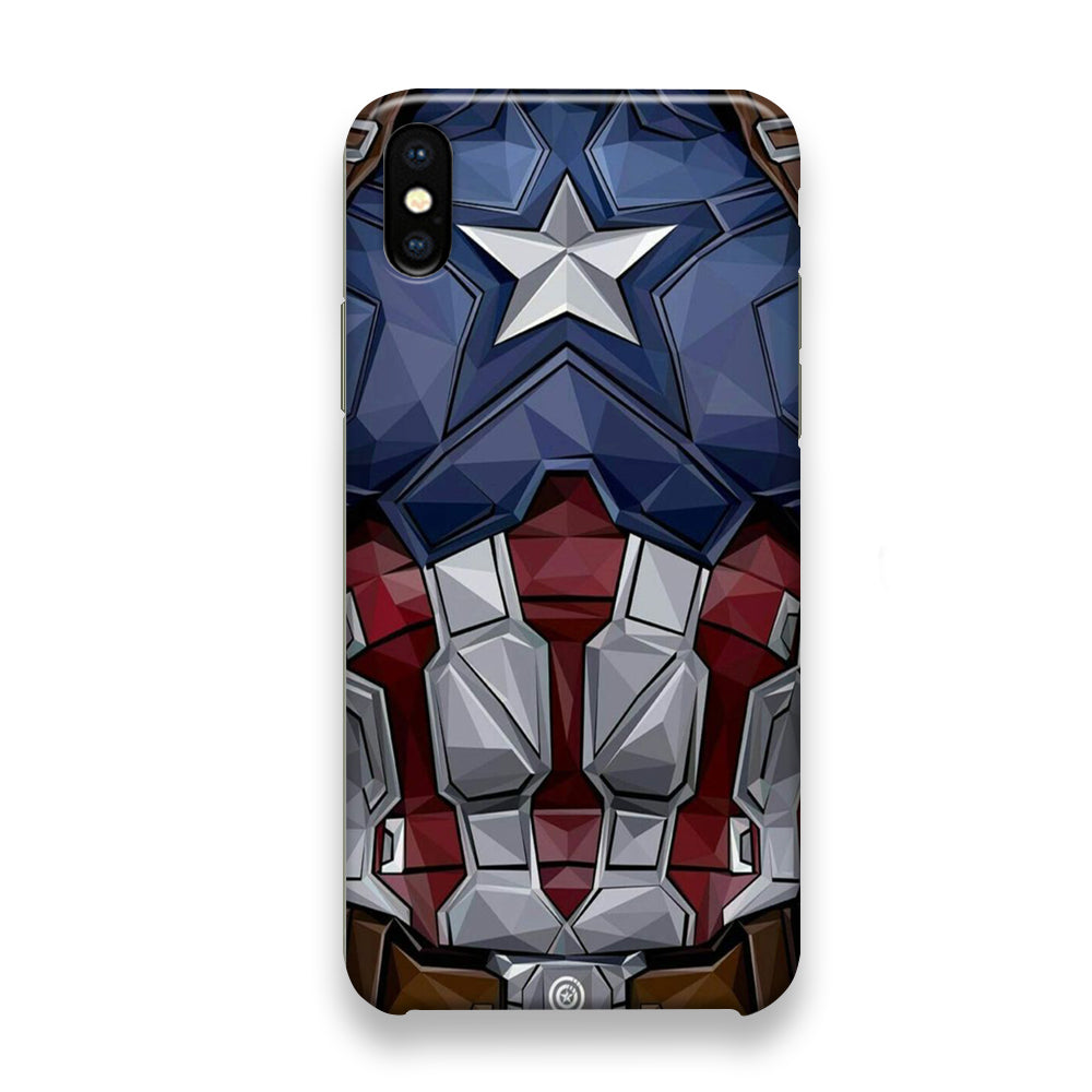 Captain America Symbol iPhone Xs Max Case - Octracase