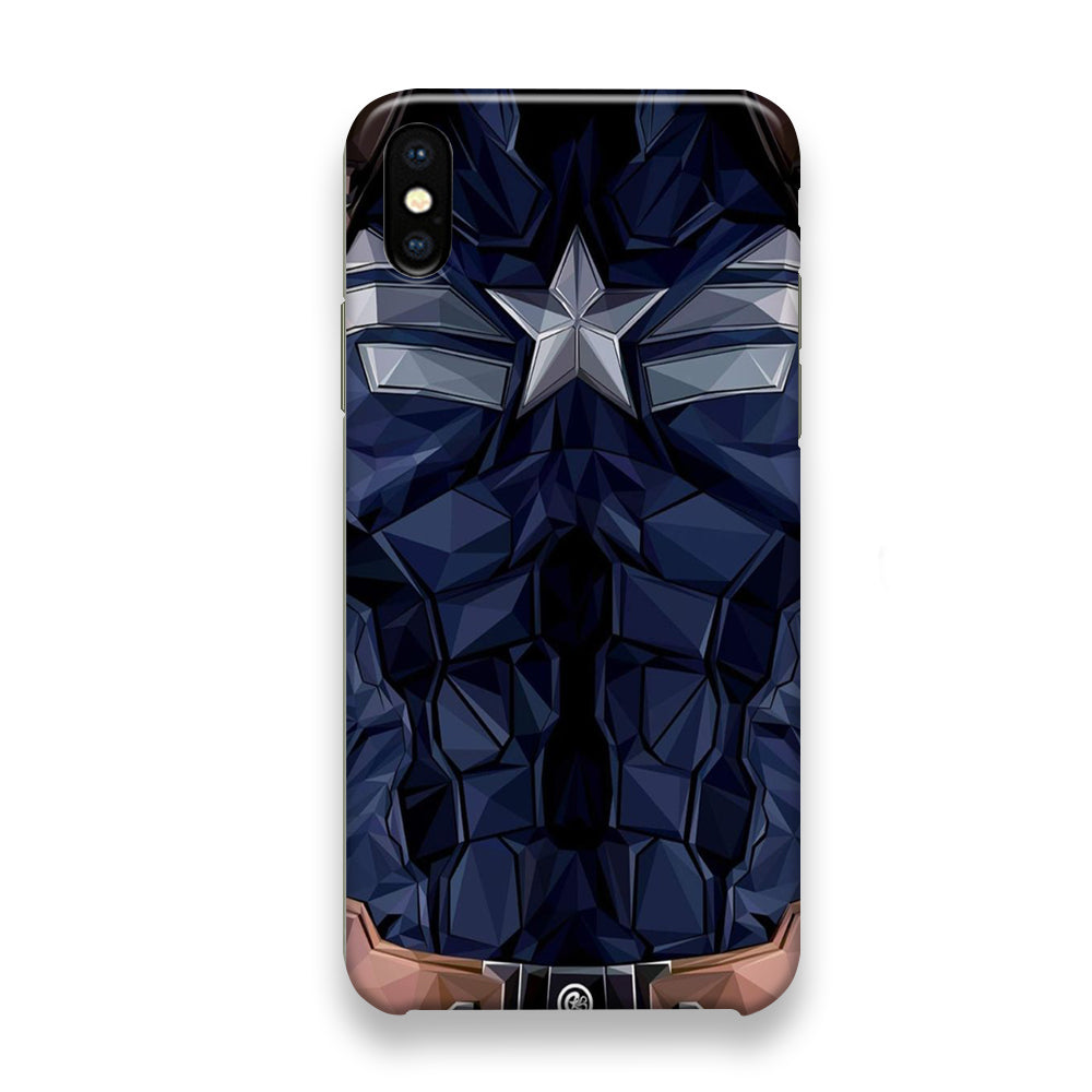 Captain America Winter Symbol iPhone Xs Max Case - Octracase