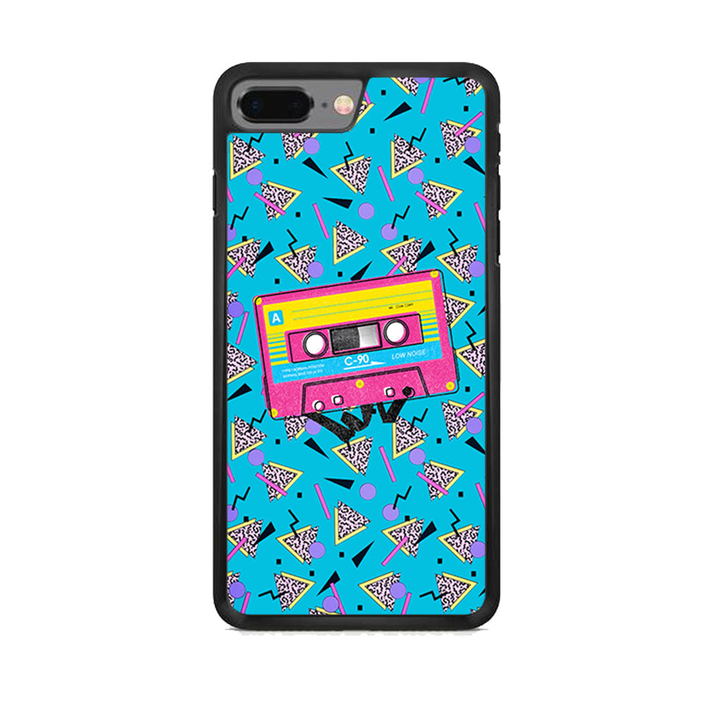 Cassette Blue Voice iPhone 8 Plus Case - Octracase